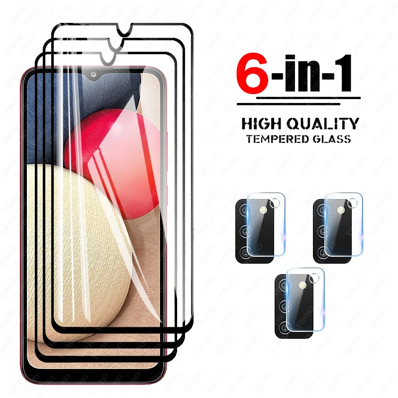 

Full Protective Glass For Samsung Galaxy A02 a02s Screen Protector samsunga02s Galaxya02s a02 a 02 s 02a camera lens Glass
