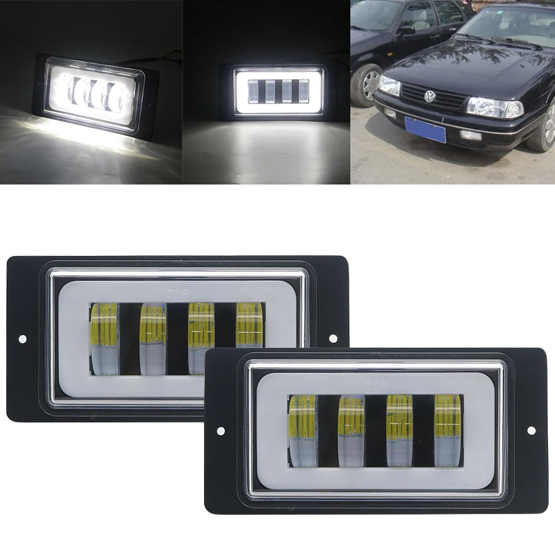 2 шт. светодиодные передние противотуманные фары в сборе для lada 2110 2117|Фара авто