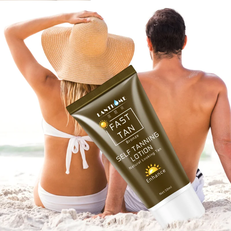 

1PCS Self-tanning Drops Body Tanning Lotion Nutrition Skin Sun-free Skin Tanning Cream Daily Skin Care Tanned Leather 50mL