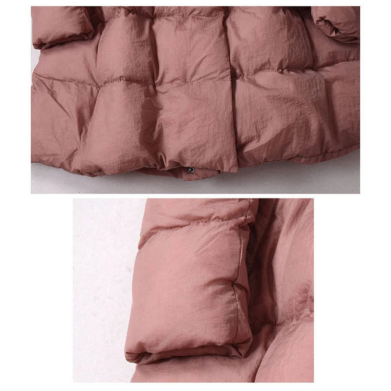 

Autumn Winter Women Medium Long Parkas Female Long Sleeve Cotton Jackets Slim Lady Coats Warm Outerwear Streetwear Sweet M-3XL