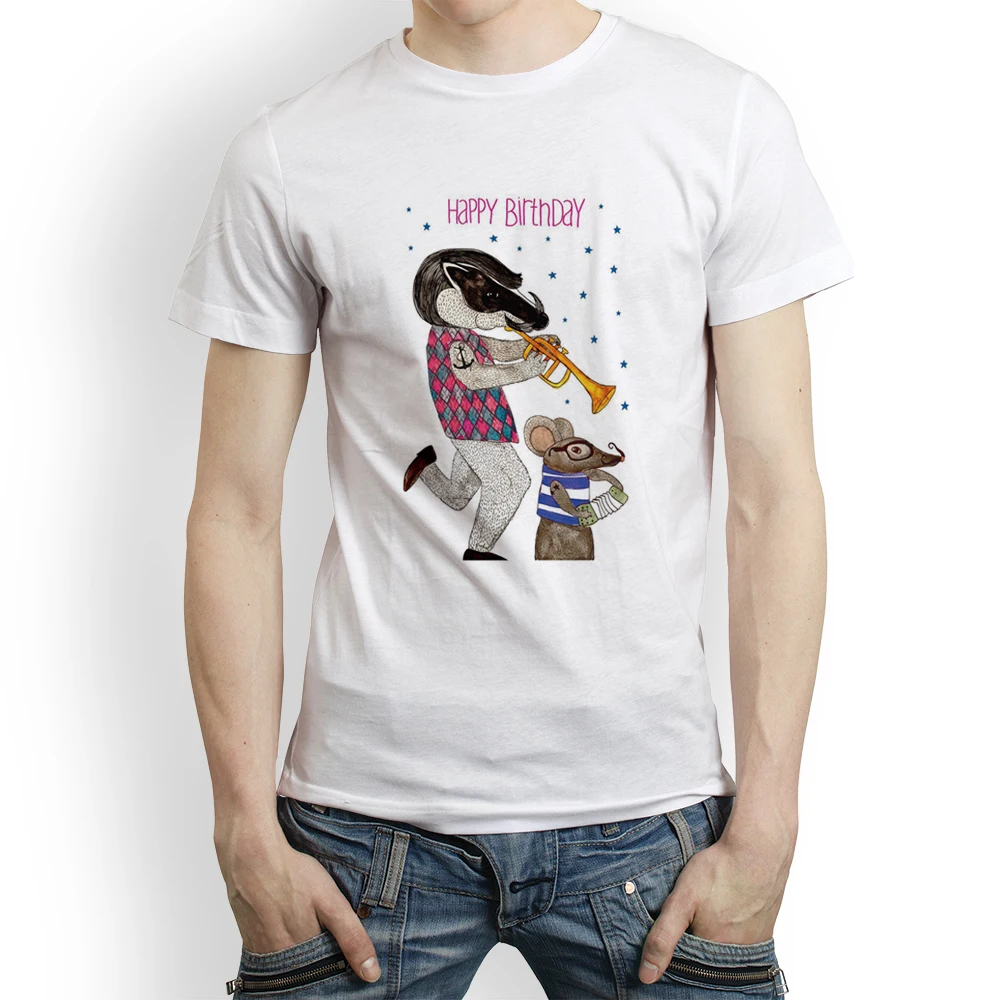 Футболка Focal20 мужская с рисунком животного уличная одежда свободная