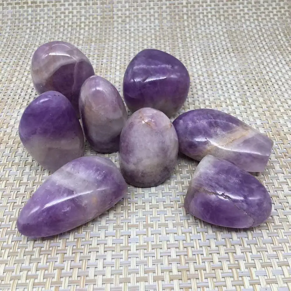

Natural Dream Amethyst Quartz Crystal Stone Healing Gift Mini decoration 1pcs