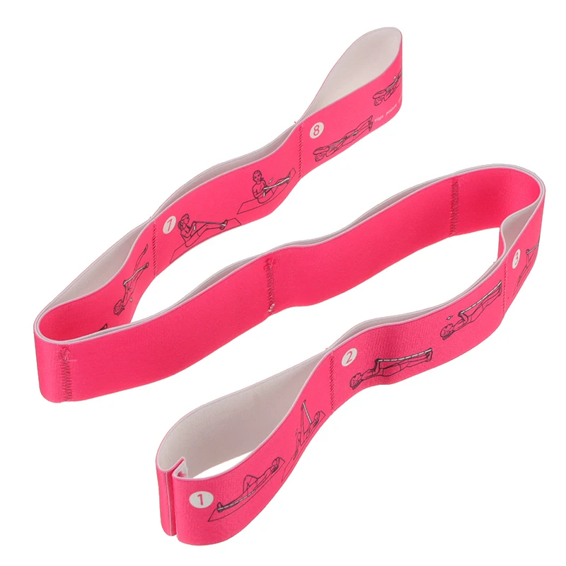 

Yoga Pull Strap Belt Polyester Latex Elastic Latin Stretching Fitness Resistance Bands for Adults Kids Unisex Ballet Pilates