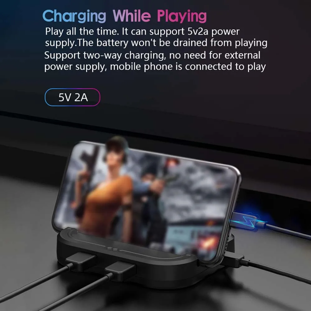 2020 Type-C Mobile Game Controller Keyboard Mouse Converter FR-X1 Large Screen Accessories | Электроника