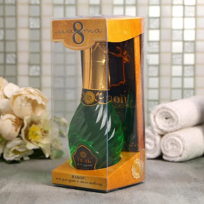 Набор &quot8 Марта&quot гель для душа мыло-шоколад 5116568