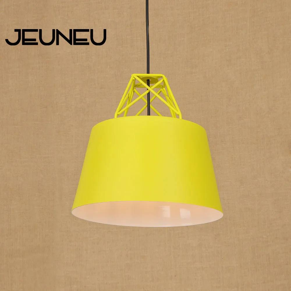 

Modern Nordic Loft Pendant Light LED E27 Deco Hanging Lamp with 7 Colors for Dining Room Bedroom Parlor Cafe Hotel Restaurant