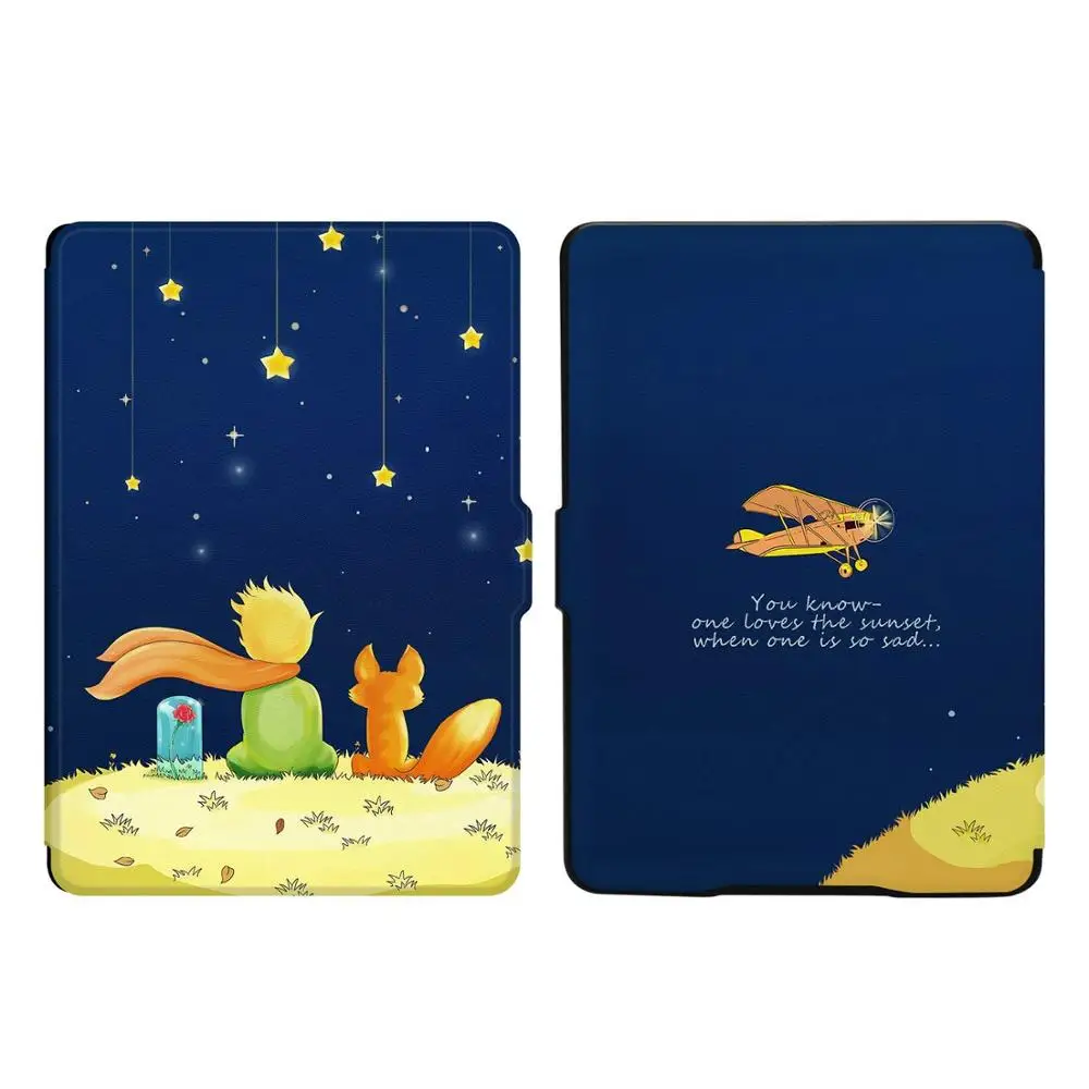 

Smart Case for Amazon Kindle Paperwhite 2 3 PU Leather Print Flip Cover for Kindle Paperwhite DP75SDI Generations Prior to 2018