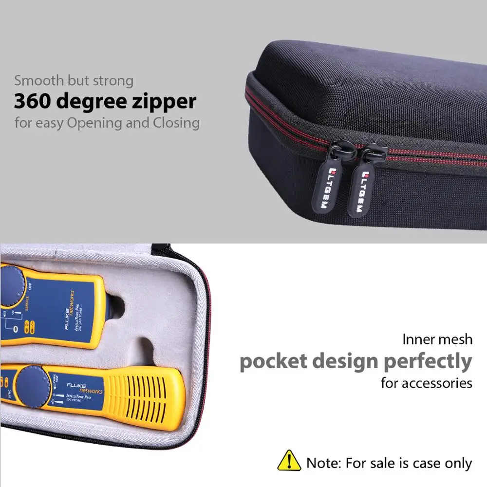 Жесткий чехол LTGEM EVA для Fluke Network IntelliTone Pro 200 комплект тонера и зондов (MT-8200-60-KIT) |