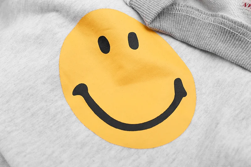 

High Quality 2021 Kapital Moonlight Portraits Print Sweatshirt HipHip Oversize Pullover Men Women 100% Cotton Crewneck