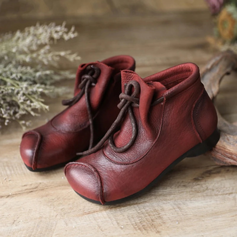 

Birkuir Women Boots Genuine Leather Women Ankle Boots Motorcycle Boots Female Spring Autumn Winter Shoes Woman Punk Botas Mujer