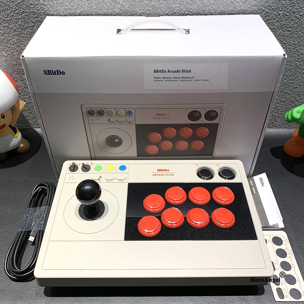 

8bitdo V3 аркадная игра контроллер 3 Режим Bluetooth 2,4 ГГц Беспроводной USB Проводная Fight Стик для Nintendo переключатель PC станет отличным подарком
