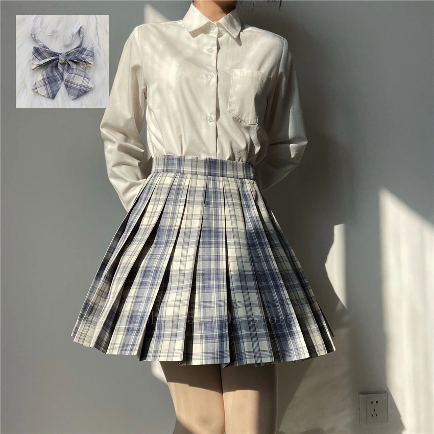 Новинка 5 цветов японская школьная форма для девушек модная женская юбка в клетку