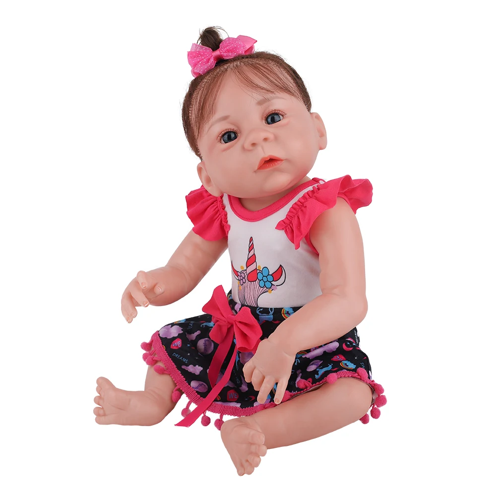 

Кукла Hoomai Reborn Babies 48 см, мягкая виниловая ткань, прекрасная Реалистичная кукла Boneca Bebe, игрушки для детей, подарок Playmate