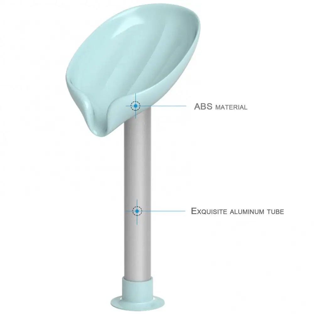 

Leaf Shape Soap Box Drain Soap Holder Box Bathroom Shower Soap Holder Dish Storage Plate Tray Bathroom Supplies Bathroom Gadgets