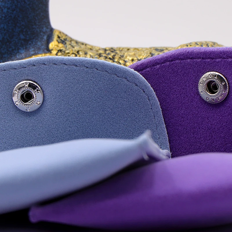 Небесно-Голубой бархатный мешок с пряжкой для ювелирных изделий 1 шт. свадебный