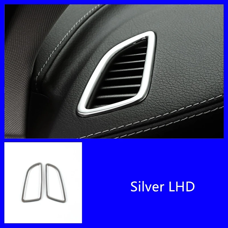 

Декоративная наклейка на приборную панель автомобиля, рамка для кондиционера, отделка для Mercedes Benz C Class W205 GLC X253 2015-20, аксессуары