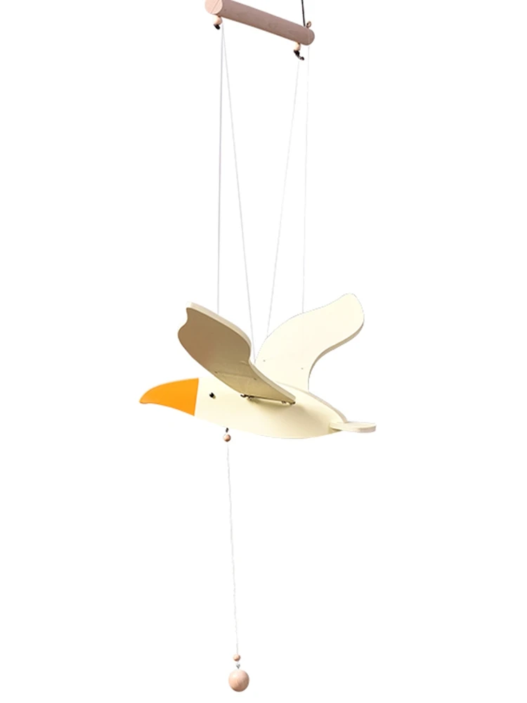 

Подвеска в виде чайки, простой домашний декор в скандинавском стиле, балансировка летающих птиц, музыкальные подвески в подарок