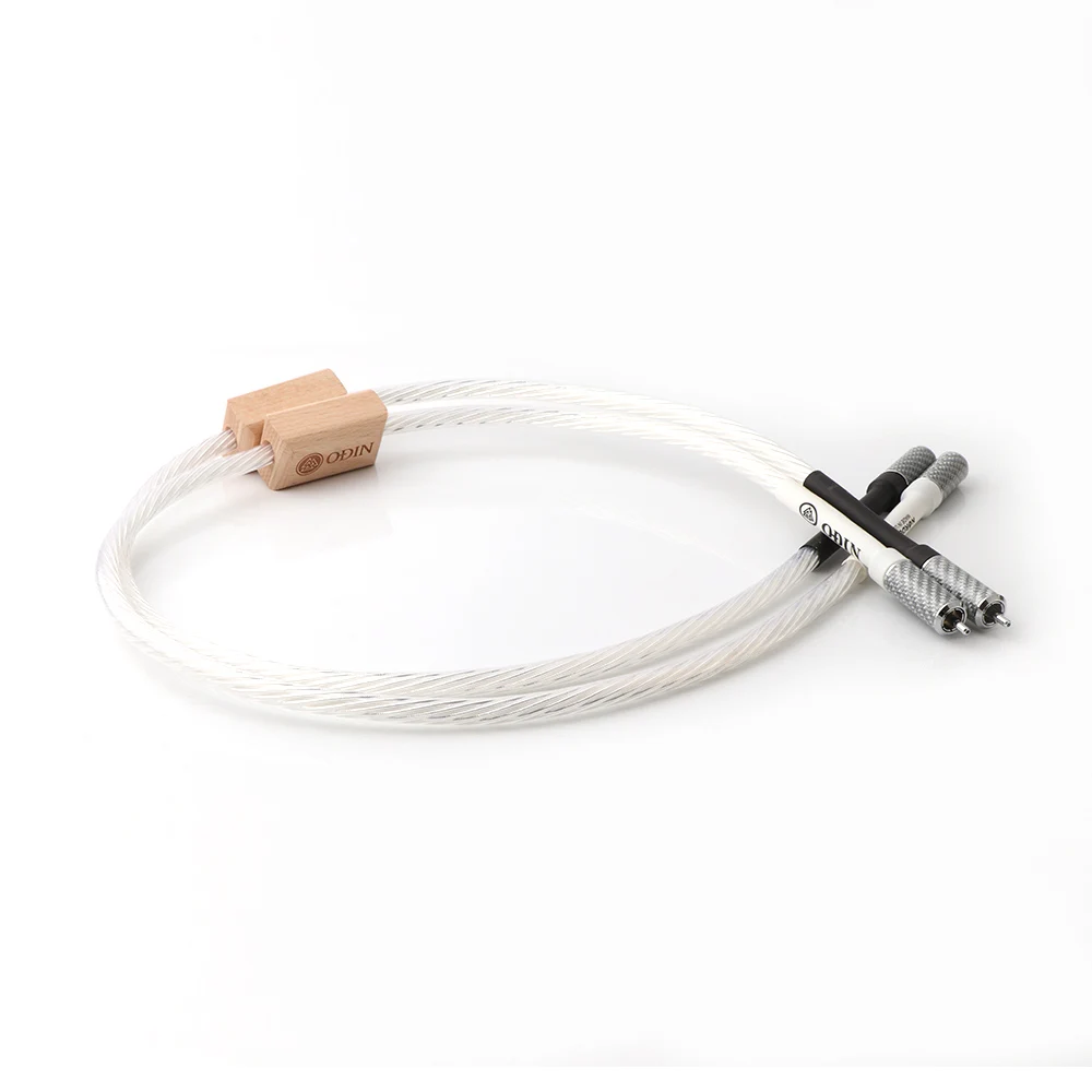 Пара Nordost Odin опорных соединений RCA аудиокабель с разъемом из углеродного волокна
