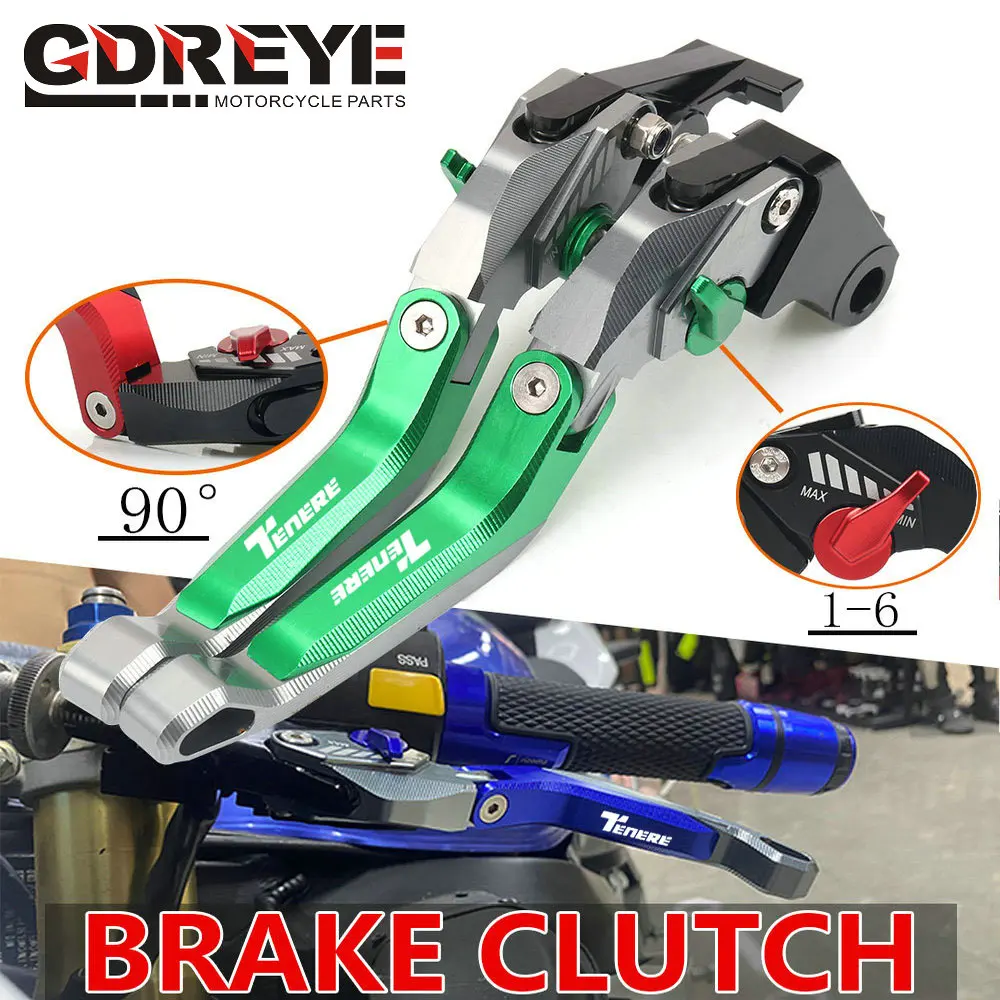 

TENERE 700 2019-2021 For Yamaha Tenere 700 Motorcycle 5D Tenere700 Adjustable Extendable Foldable Brake Clutch Levers