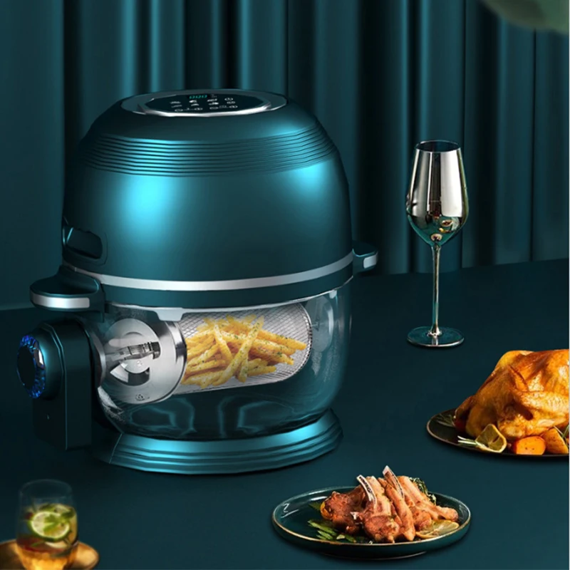 

Super quality retro touch screen 6 litri kitchen appliances no Oil-free electric hot air fryer oven