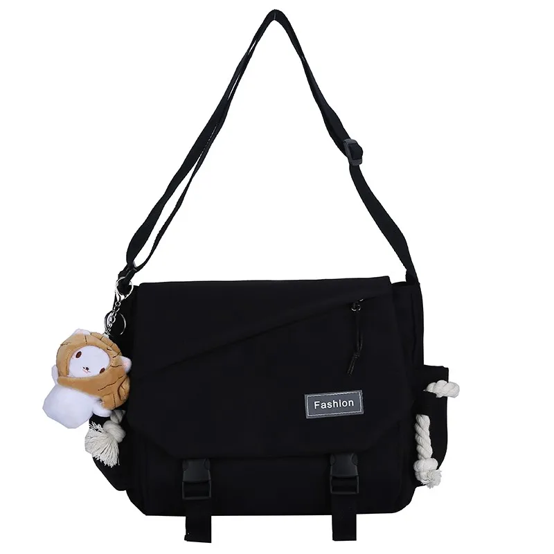 

2022 Fashion Nylon Women's Messenger Bag Large-capacity Waterproof Student Schoolbags