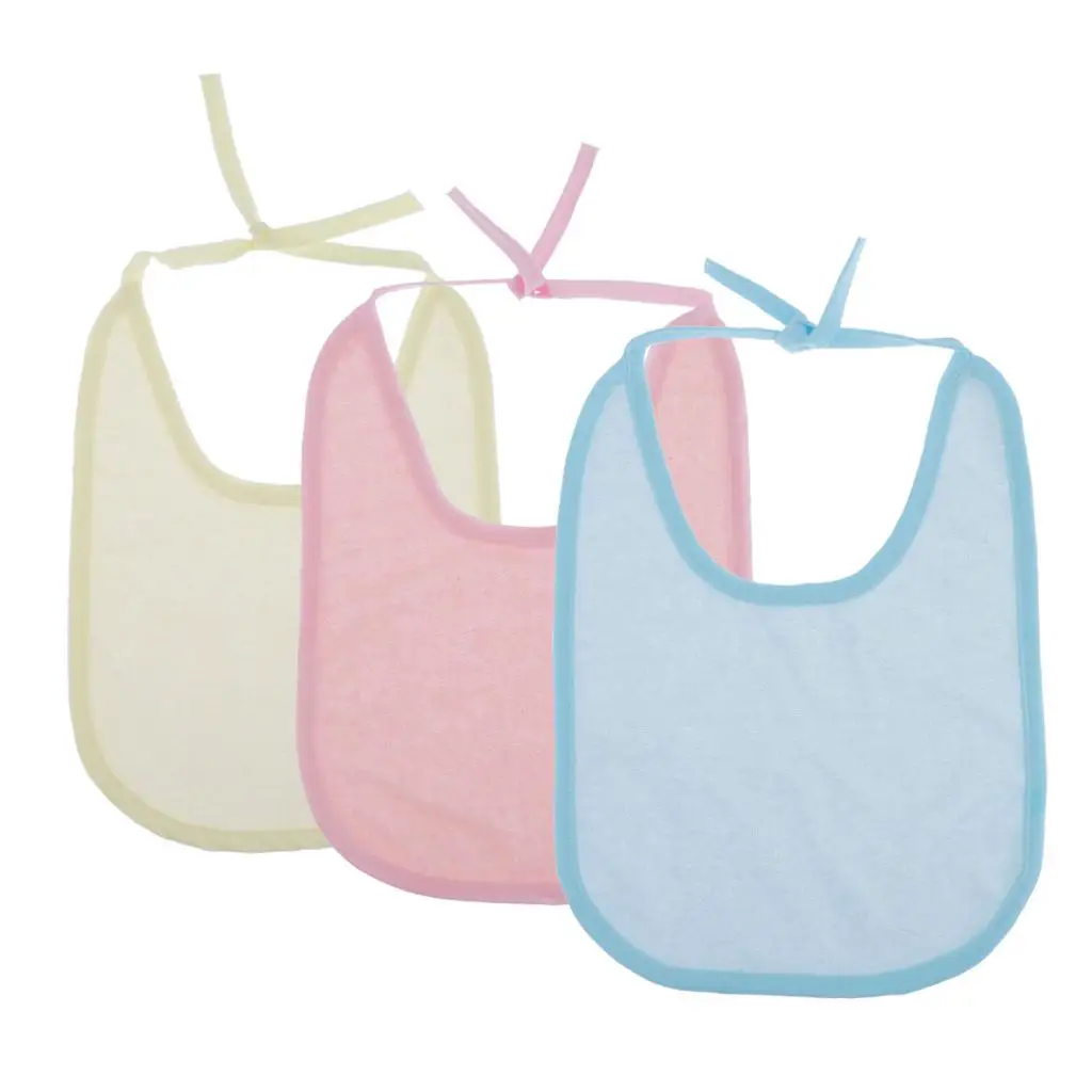 

Big Large Bibs - 5 Pieces - Extra Coverage - Soft Drool Absorbing, Easy to Wash,