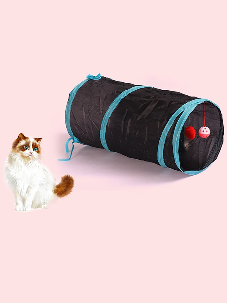

5/4/3Holes Pet Cat Tunnel Funny Toys for cats Foldable Cat Toys Interactive Cat Rabbit Animal Play Games Tunnel Chat Pet Product