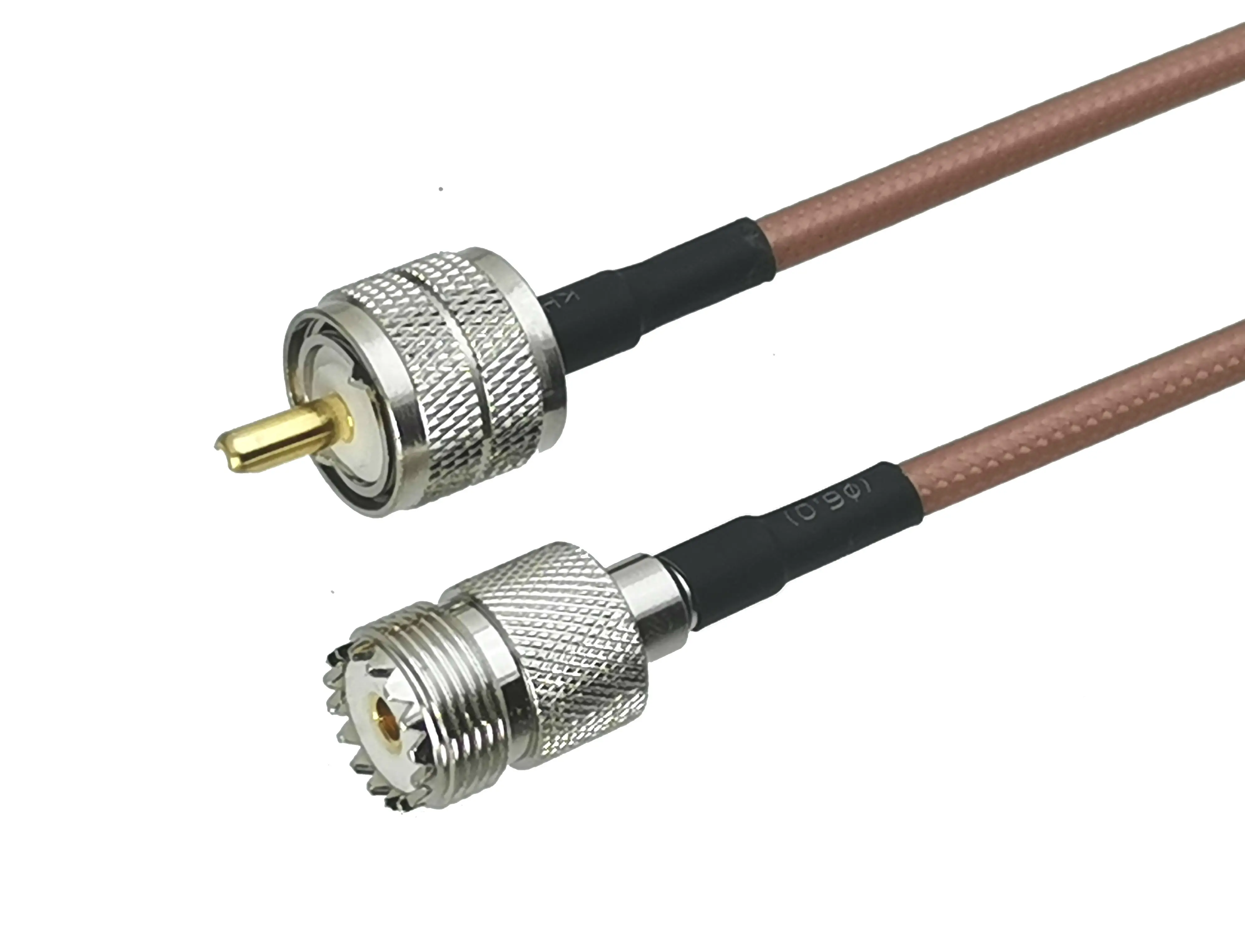 1 шт. RG142 UHF PL259 штекер к SO239 гнездовой разъем RF коаксиальный гибкий соединительный