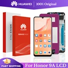 Оригинальный ЖК-дисплей 6,3 ''для Huawei Honor 9A, сенсорный экран без битых пикселей, протестированный экран для замены, нет ЖК-дисплея для Huawei Honor 9 A