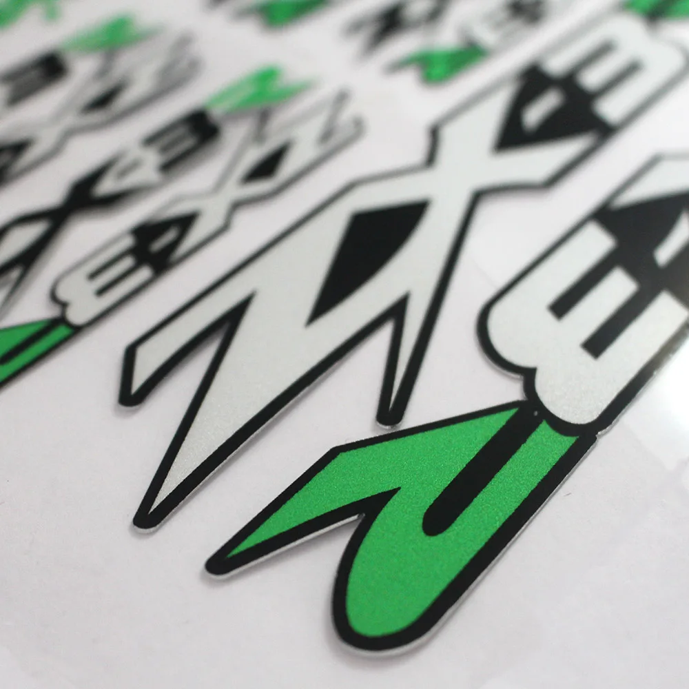 

New Motorcycle Reflective Sticker Body fuel tank helmet Waterproof logo decal For Kawasaki ZX-3R zx3r Ninja Logo sticker