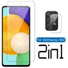 2in1 для Samsung A72 A52 A32 5G камеры объектив защитная пленка на экран для Galaxy A52 A72 A32 A42 A12 A02 A02s закаленное защитное стекло