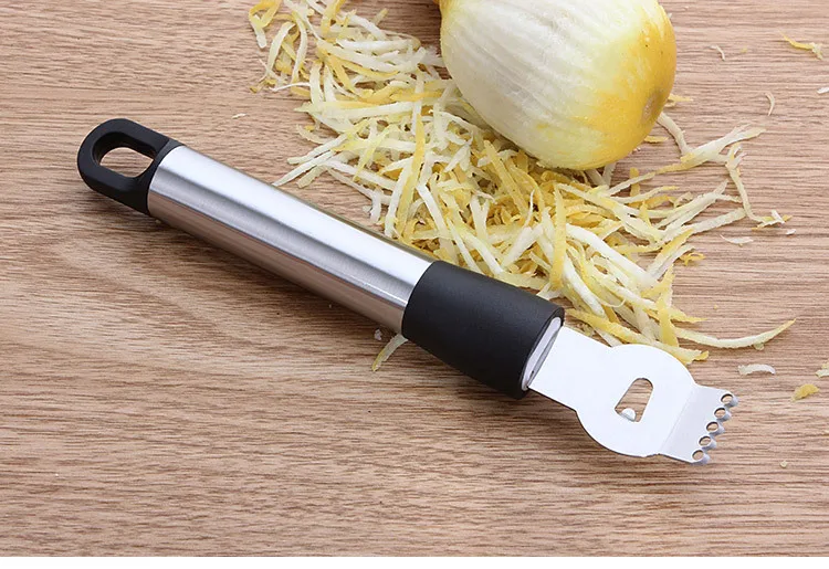 1 шт. S/стальная терка для фруктов лимон апельсин Zester цитрусовые терки ручки из