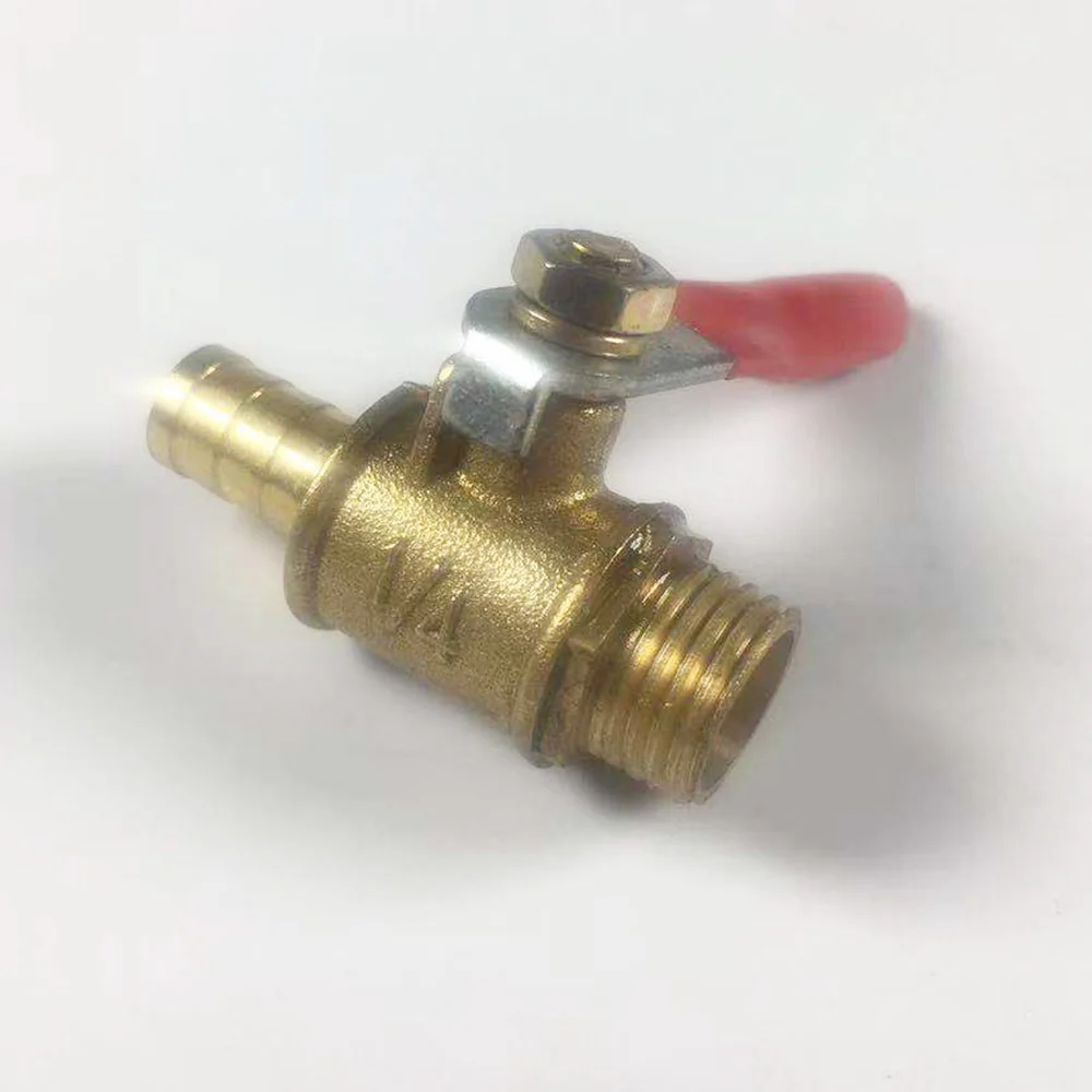 1 шт. клапан 8 мм шланга х 1/4 &quotBSP с наружной резьбой двухсторонний латунный
