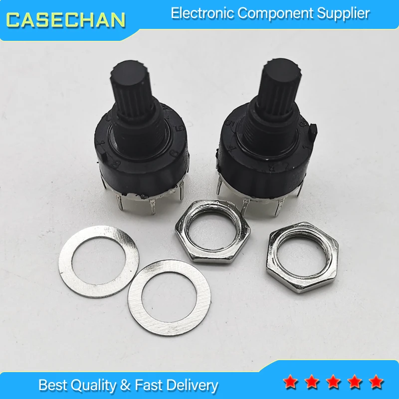 1 шт. для серии SR16, экологически чистый пластиковый 16 мм поворотный переключатель 15 мм, цветочный осевой ленточный переключатель