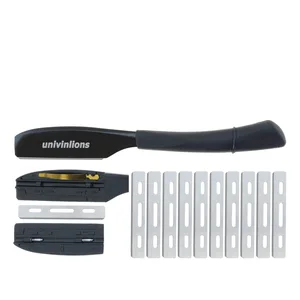 Профессиональный внутренний пружинный прямой бритвенный станок для женщин и мужчин, борода для лица, подмышек, бровей, удаления волос, парикмахерский нож