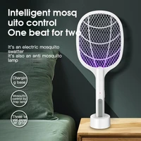 electric mosquito swatter mosquito killer light 2in1 usb rechargeable bug zapper fly swatter mosquito swatter insect racket