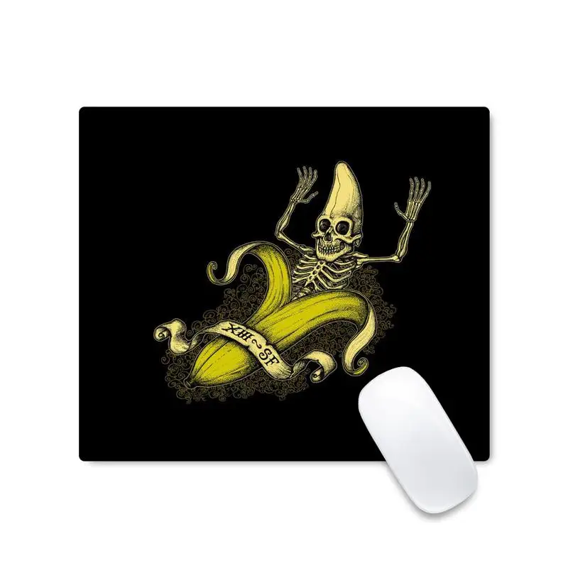 

Cool skull Locking Edge Mouse Pad Game Desk Table Protect Game Office Work Mouse Mat pad Non-slip Laptop Cushion