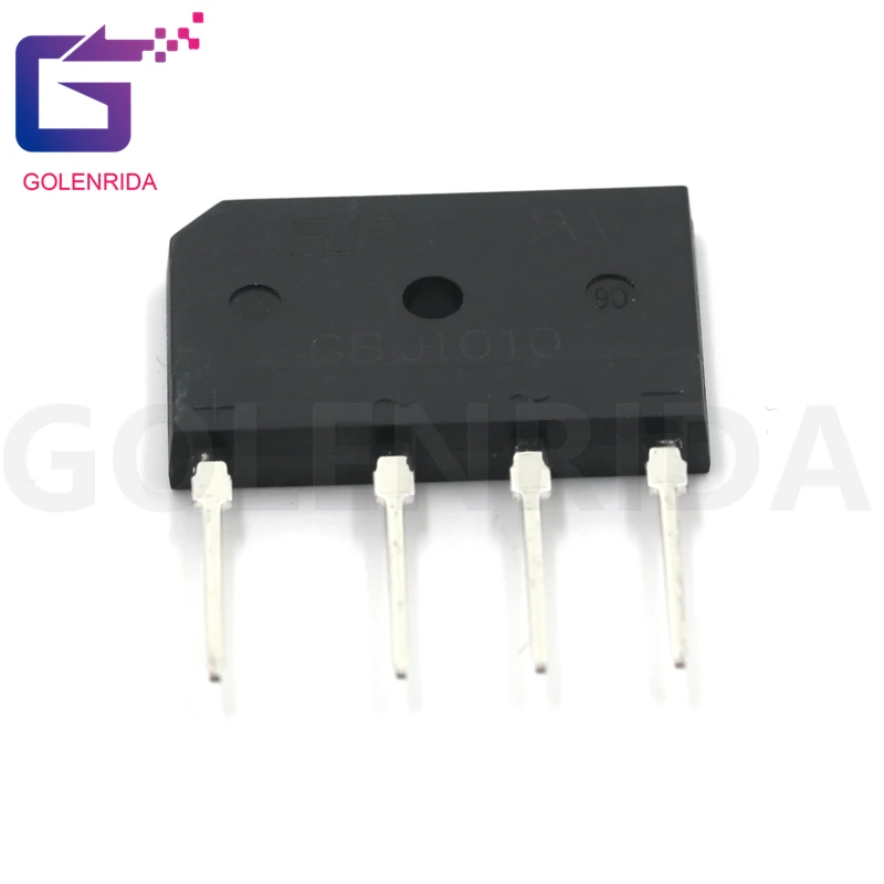 Диодный мостовой выпрямитель KBJ1010 10A/1000V GBJ1010 5 шт. | Электронные компоненты и