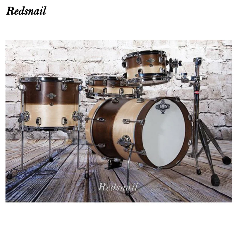 Алмазная живопись сделай сам 5d вышивка крестиком барабан музыкальный инструмент