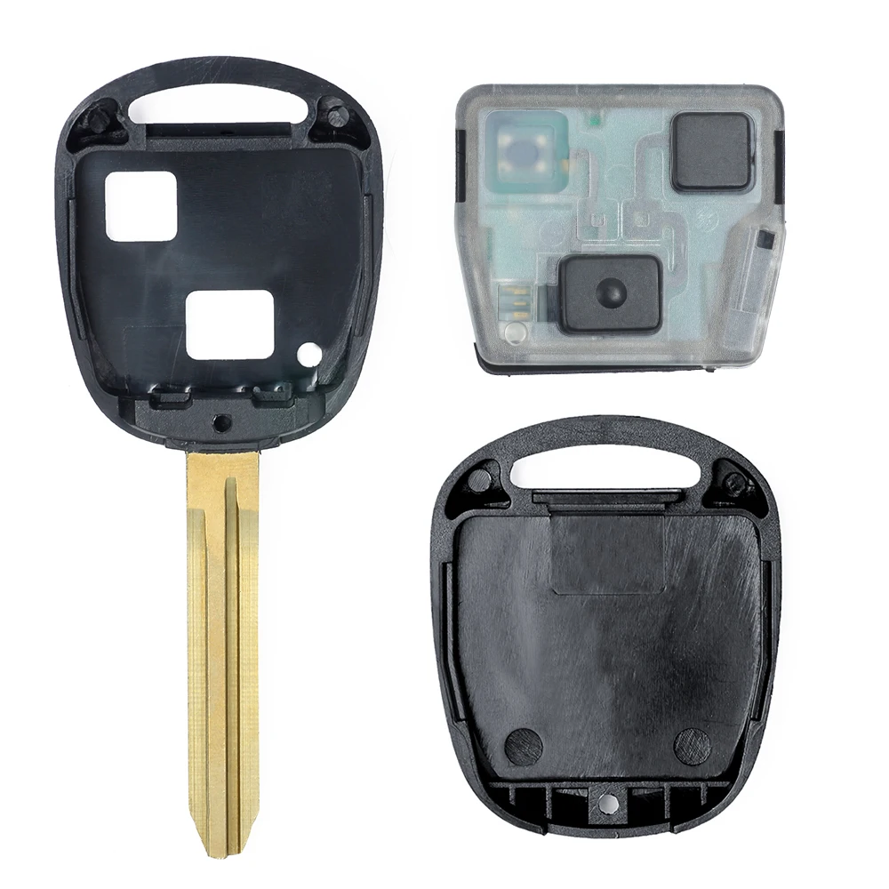 KEYECU Новый дистанционный ключ брелок от машины 304 МГц 4C Чип для Toyota Tarago Avensis RAV4 Corolla