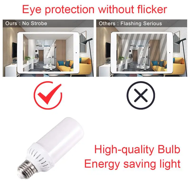 E27 умная Светодиодная лампа 12 Вт теплый белый/белый светильник ing светодиодные