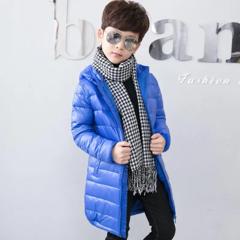 2020 новая зимняя модная детская куртка для девочек Детская на белом утином пуху