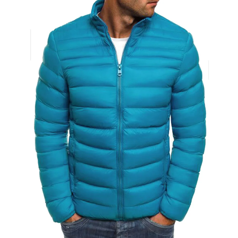 ZOGAA 8Colors Plus Size S-3XL Men's Fashion Autumn and Winter Puffer cotton Coat