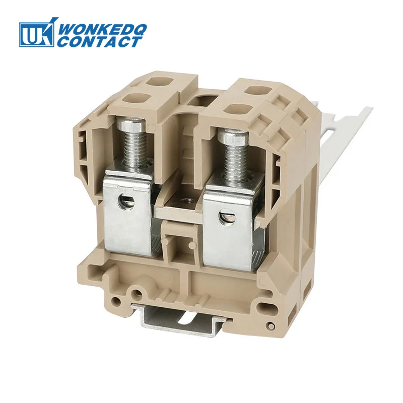 

10Pcs SAK70/35 Universal Screw Connection Feed-through SAK 70 mm² Wire Electrical Connector DIN Rail Terminal Block SAK 70/35
