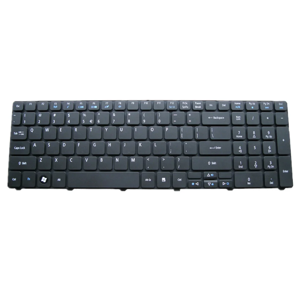 

Laptop Keyboard For ACER For Aspire 7738G Black US United States Edition