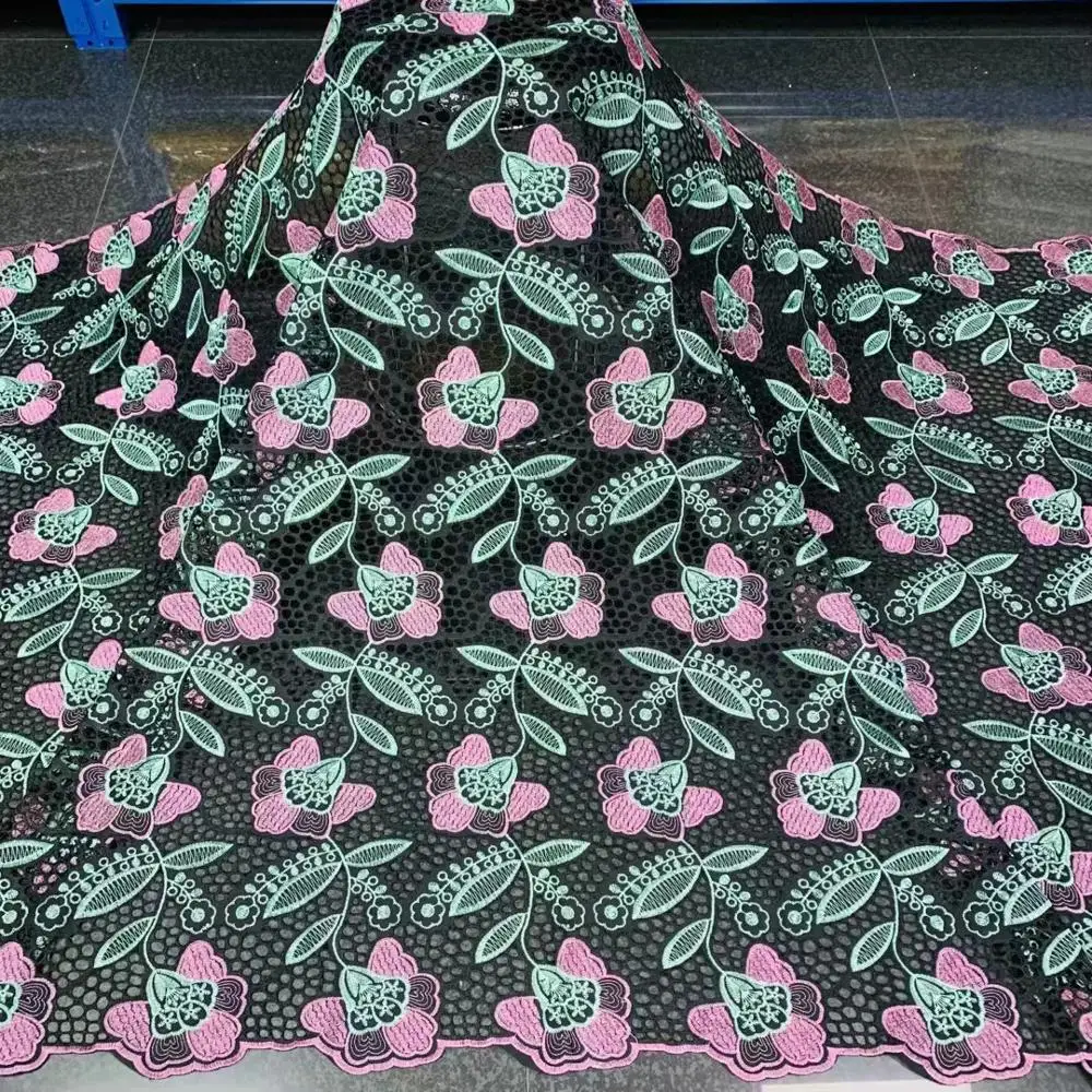 

2020 Latest Style Embroidery Dry Lace New Fashion Garment Fabric For Indian Women Party Evening Gowns Swiss Voile In Switzerland