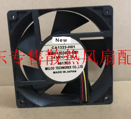 

For Emacro For MMF-12D24DS-RM1 CA1323H01 DC 24V 0.36A 3-wire 120x120x38mm Server Cooling Fan