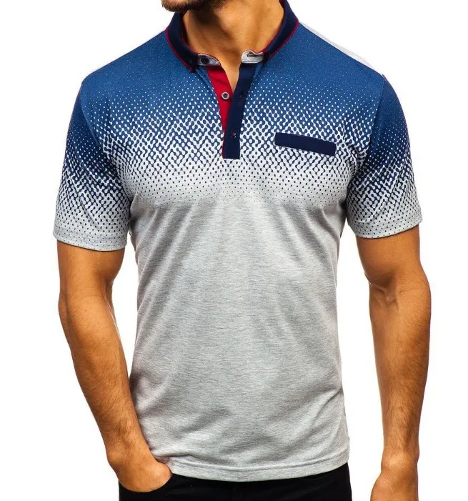 Мужская футболка с принтом PoloShirt for power летние мужские хлопковые топы короткими