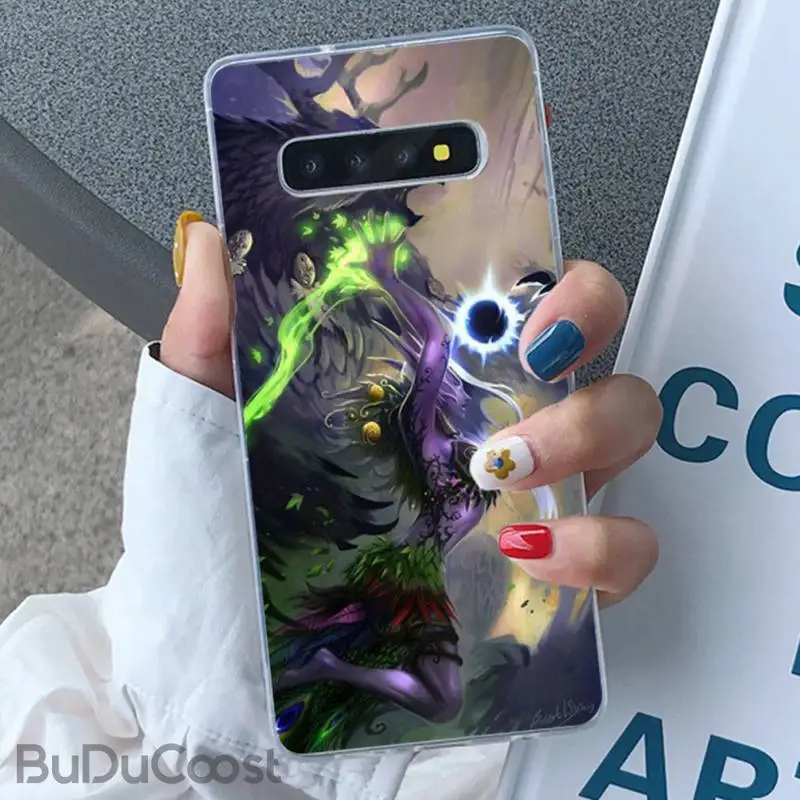 Mantrn популярный мягкий черный чехол для телефона Warcraft Samsung S5 6 7 8 9 10 S8 S9 S10 plus S10E lite