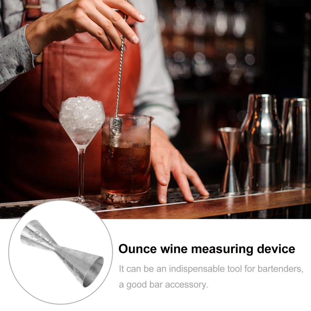 

Stainless Steel Cocktail Measuring Cup Bartending Cocktail Ounce Cup (1oz/2oz)